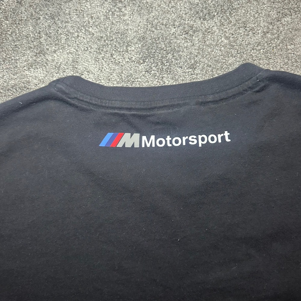 Puma T-Shirt Mens XL Black BMW M Motorsport Graphic Short Sleeve - Picture 7 of 11
